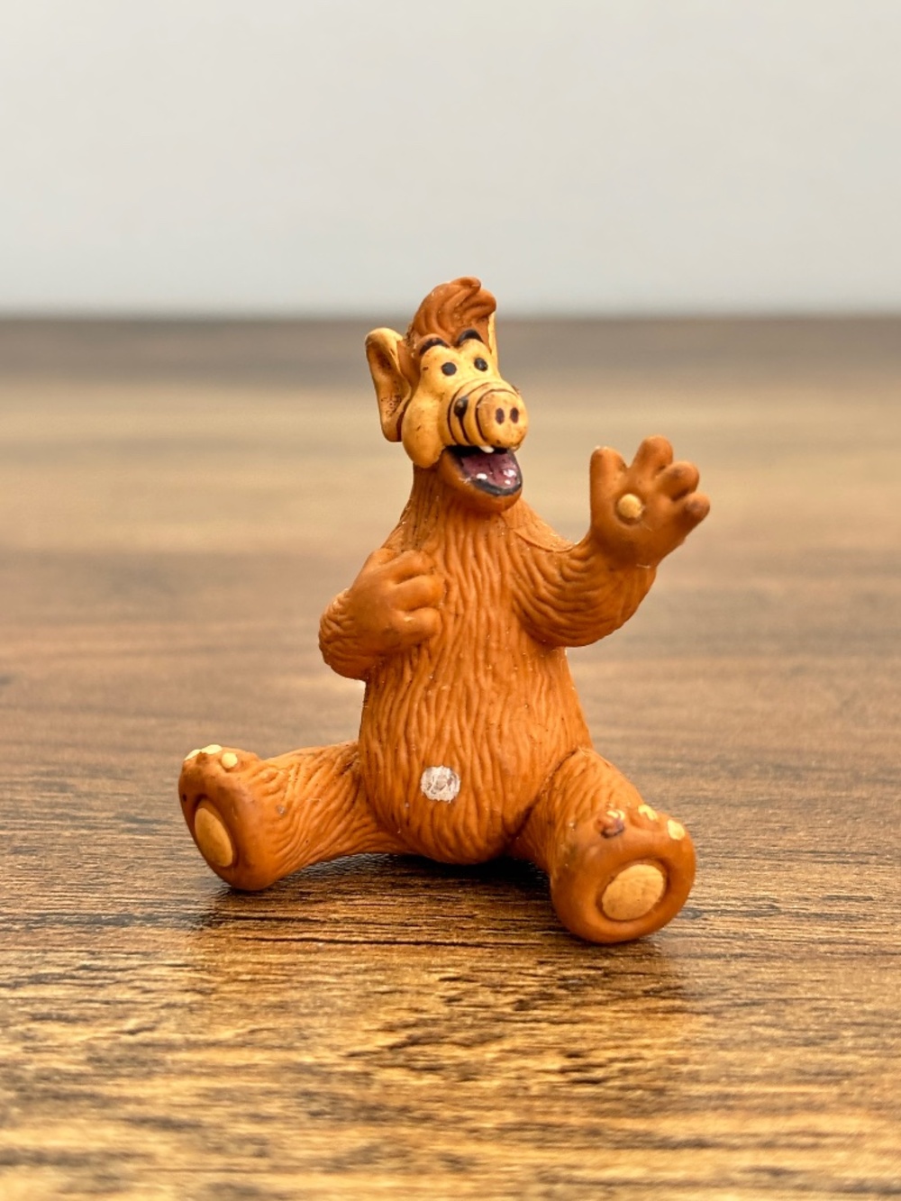 VINTAGE 1988 ALF Waving Sitting PVC Mini Figure Toy Russ Cake Topper 1980's